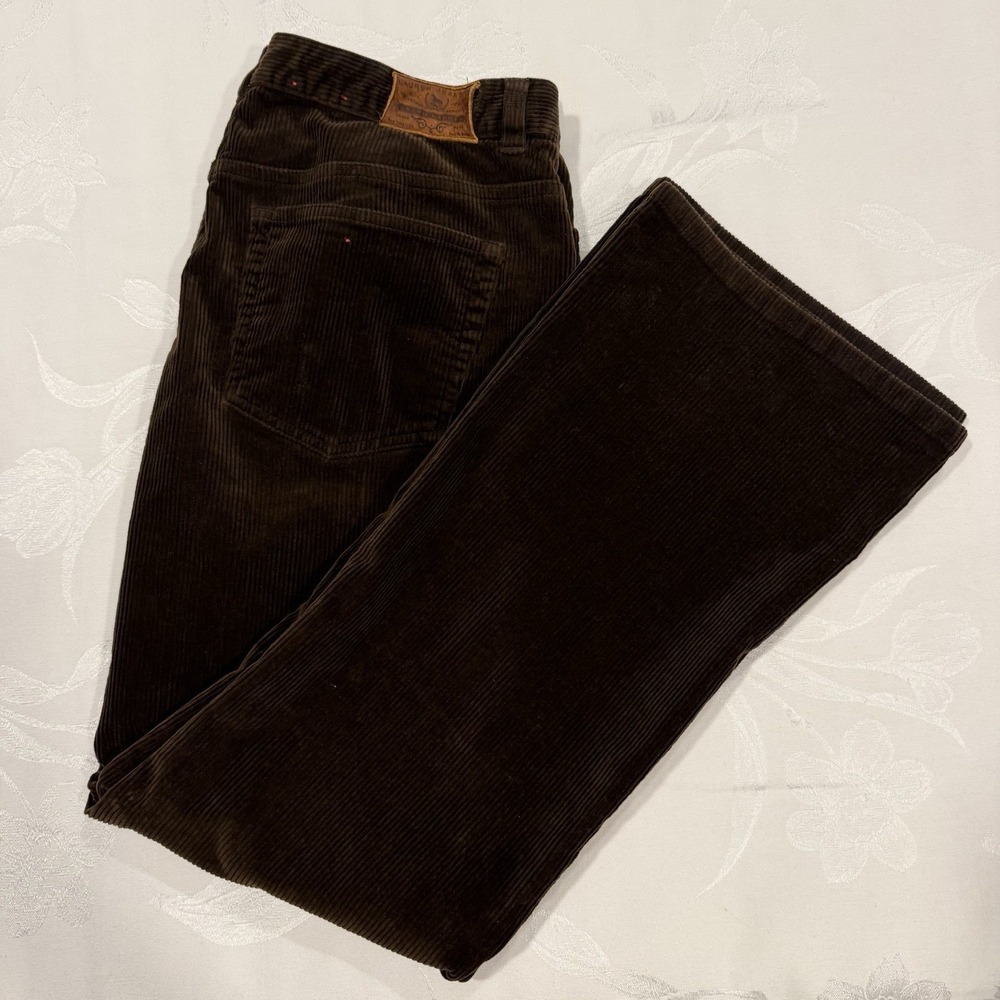 Y2K Polo Ralph Lauren Jeans Co. Size-14/P Womens Corduroy Pants Brown - Picture 10 of 16